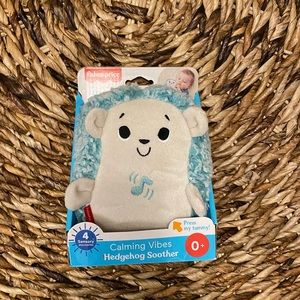 Hedgehog baby soother toy